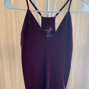 Free People Burgundy body suit